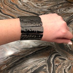 NEW // Dark gray shiny fashion bracelet - NWOT!